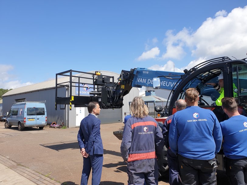New Bobcat Telehandler Delivered to Van den Heuvel